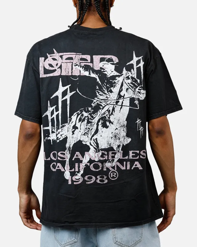 Loiter Dustborn T-Shirt Black Acidwash made by Culture Kings