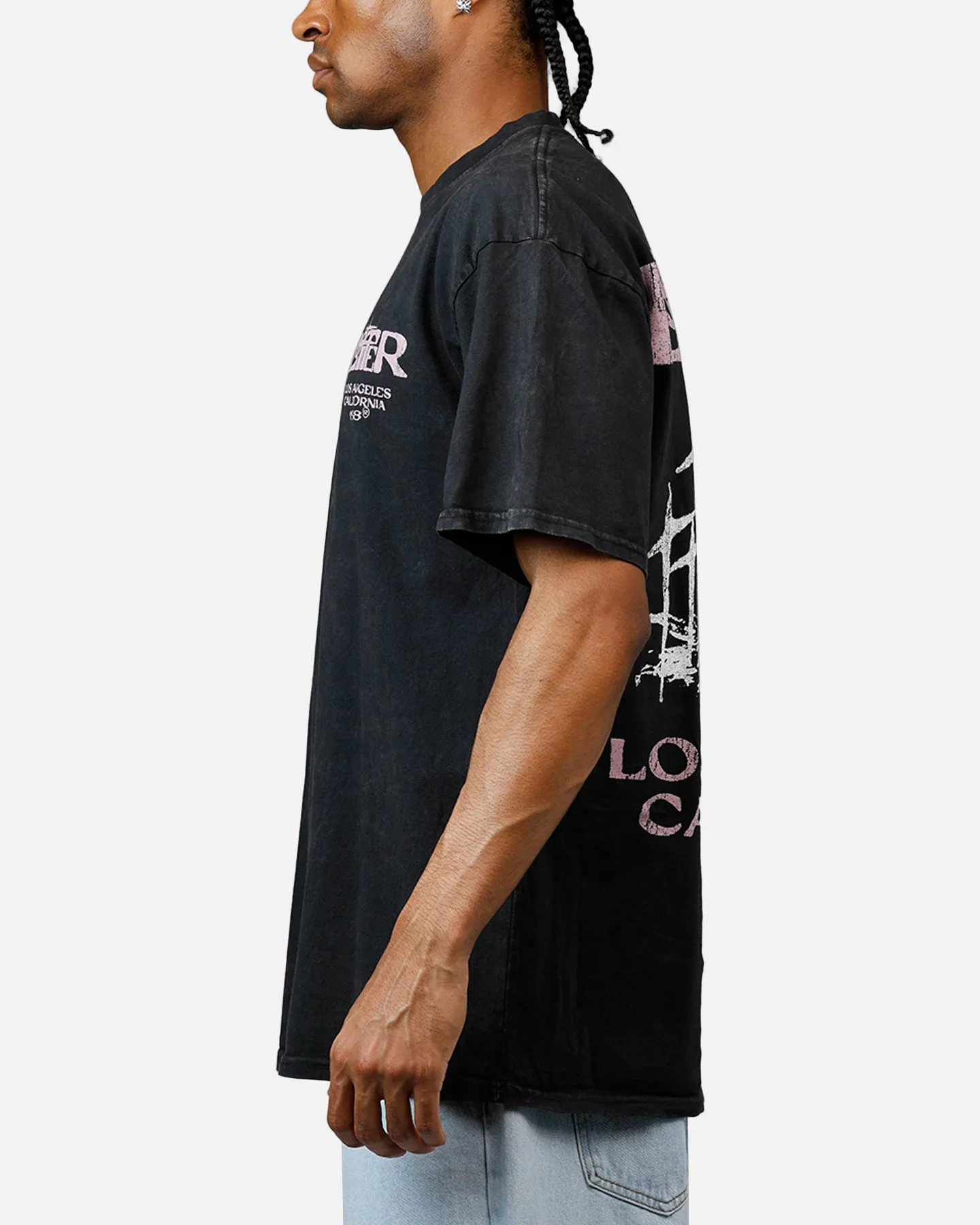 Loiter Dustborn T-Shirt Black Acidwash sold by Culture Kings product image thumbnail 5