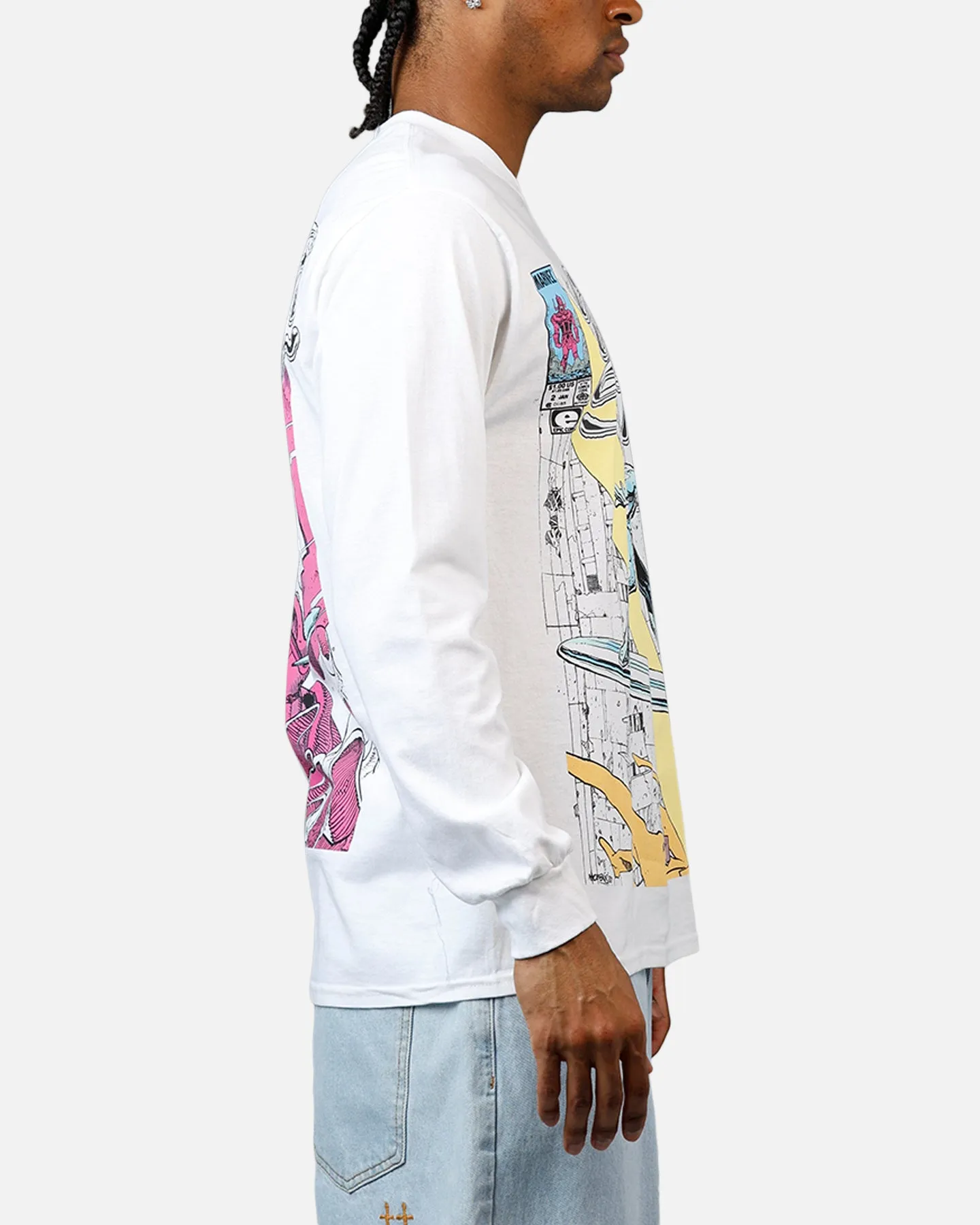 73Studio Marvel Silver Surfer Long Sleeve T-Shirt White sold by Culture Kings product image thumbnail 4