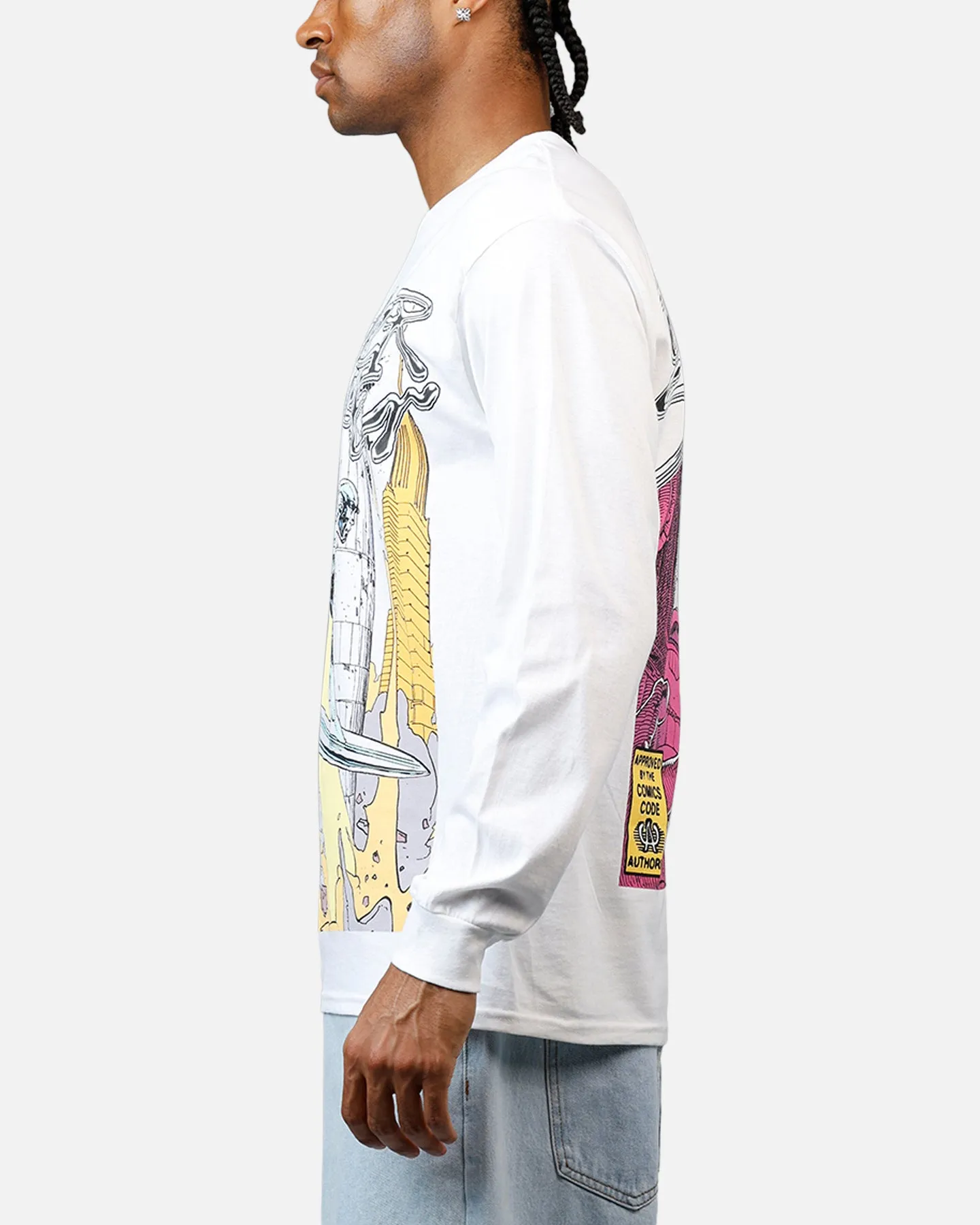 73Studio Marvel Silver Surfer Long Sleeve T-Shirt White sold by Culture Kings product image thumbnail 5