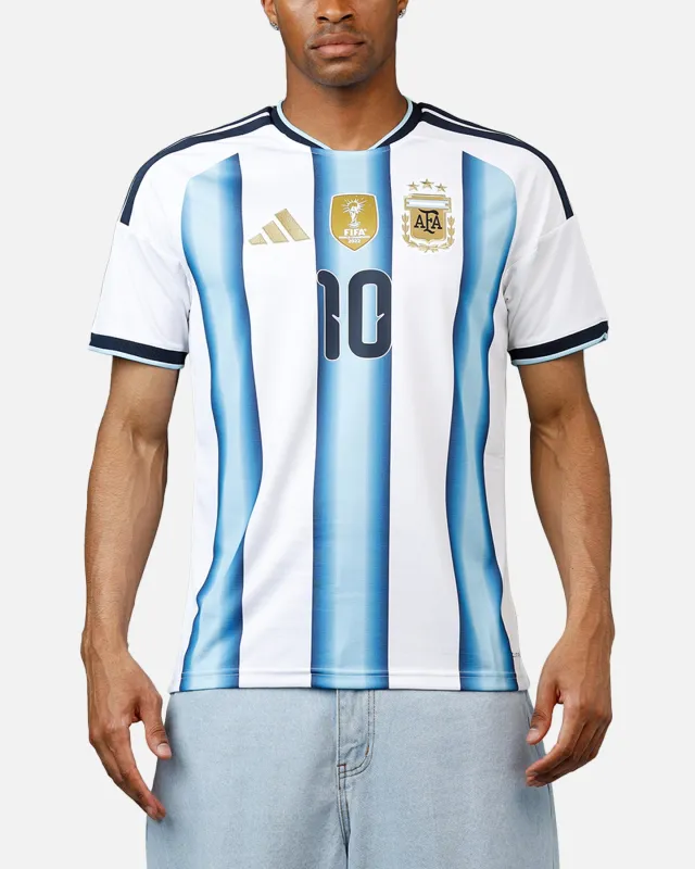 Adidas Argentina Lionel Messi 26 Home Replica Jersey Black/Blue made by Adidas