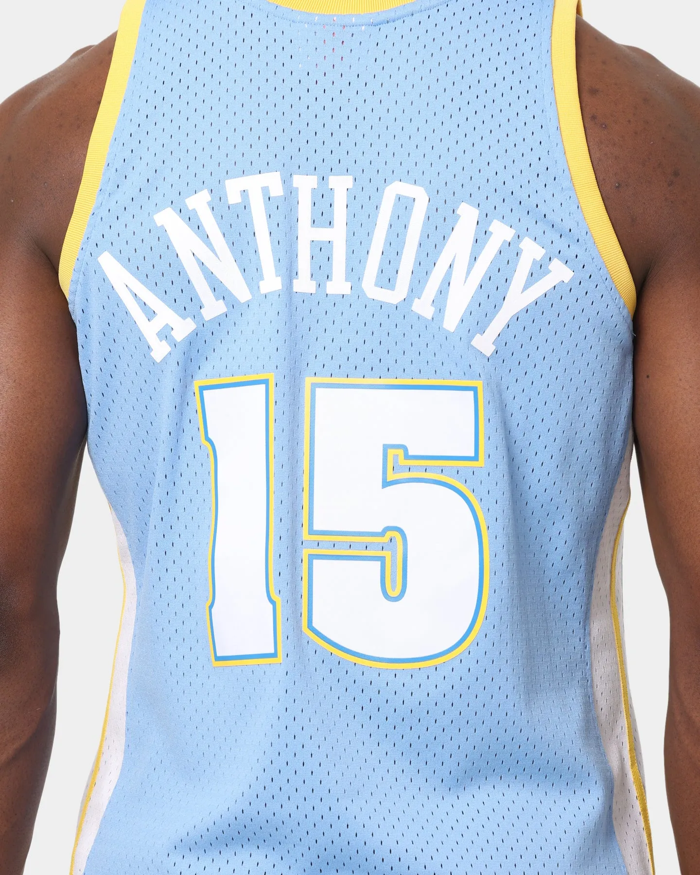 Mitchell & Ness Denver Nuggets Carmelo Anthony #15 '03-'04 Swingman Jersey Royal sold by Culture Kings product image thumbnail 4