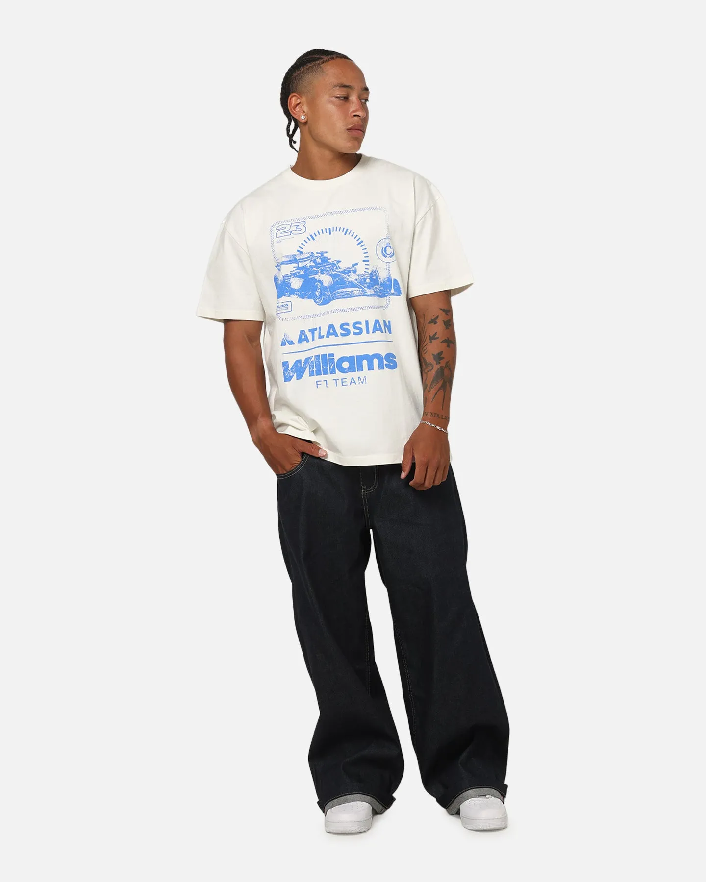 Culture Kings X Atlassian Williams F1 Team Team T-Shirt Off White sold by Culture Kings product image thumbnail 3