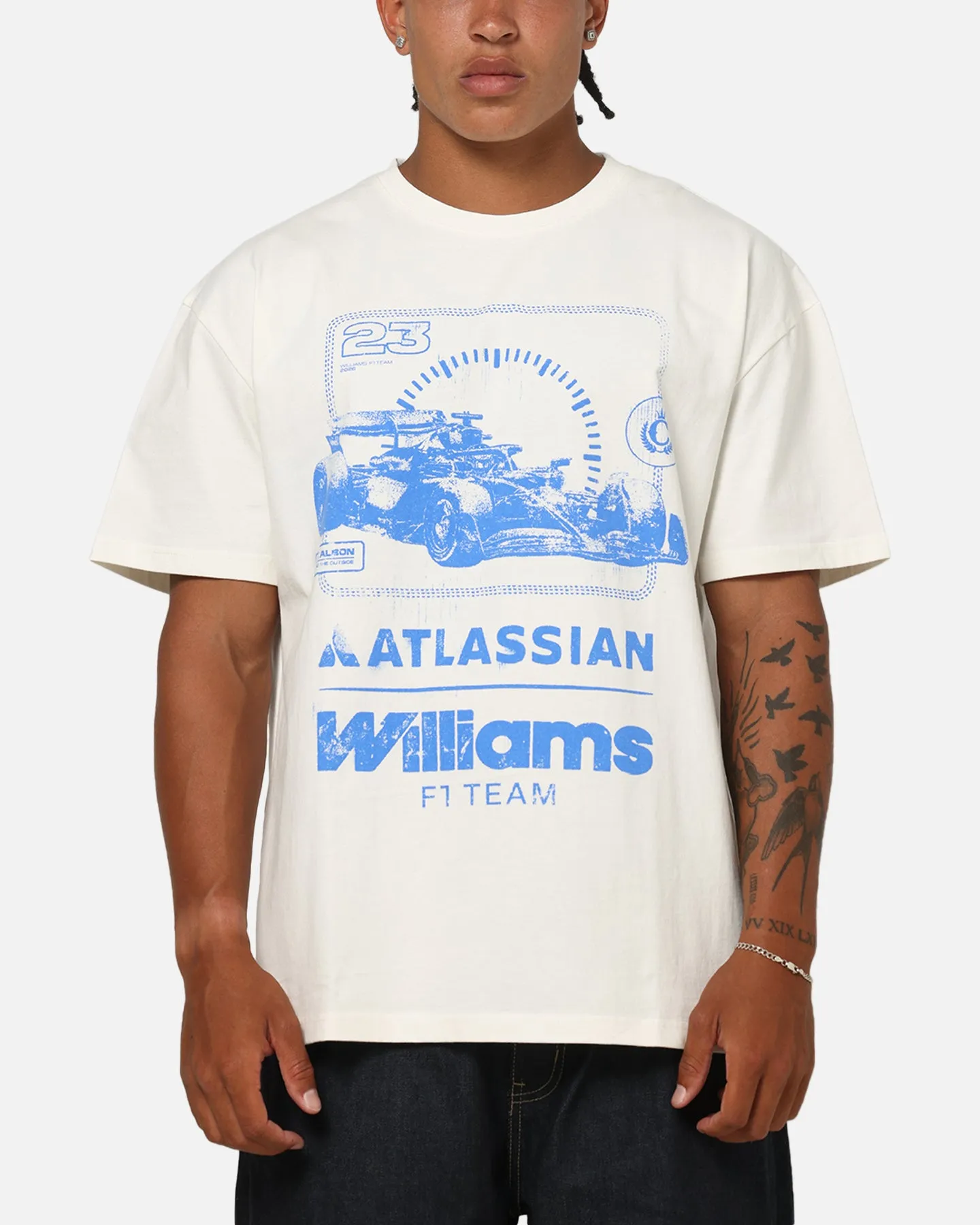 Culture Kings X Atlassian Williams F1 Team Team T-Shirt Off White sold by Culture Kings