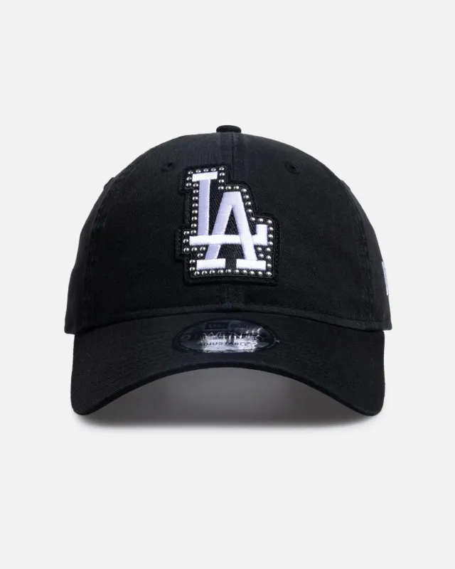 New Era Los Angeles Dodgers 'Studs' 9TWENTY Strapback Black sold by Culture Kings