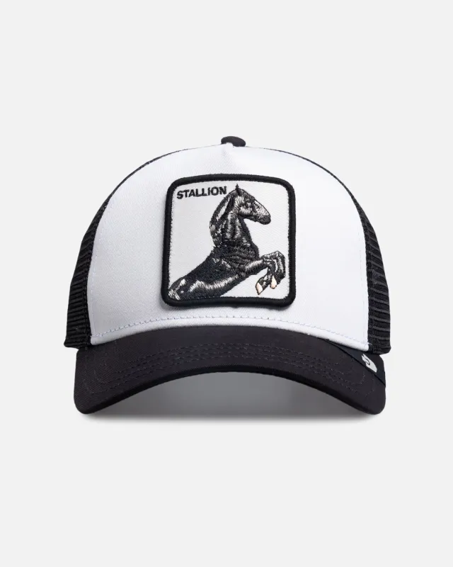 Goorin Bros Stallion Trucker Snapback White/Black sold by Culture Kings