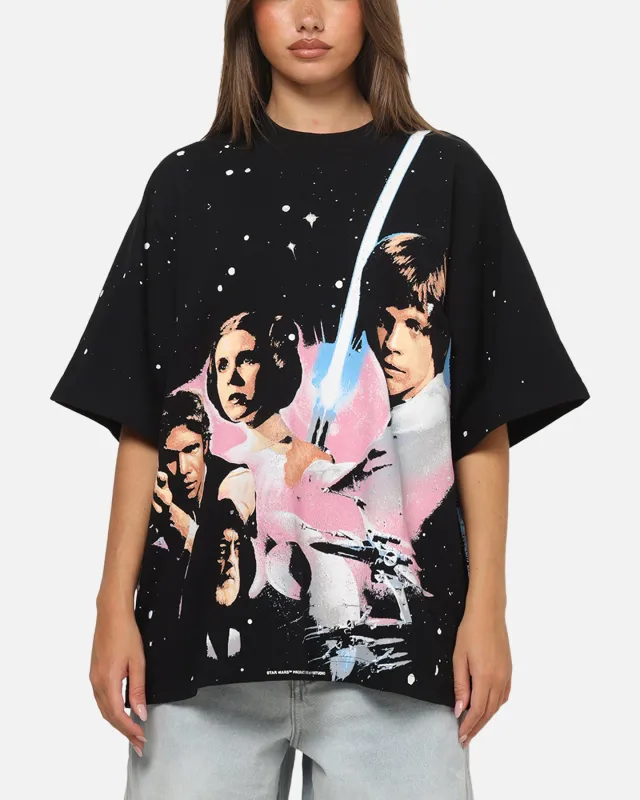 73Studio Star Wars '77 A New Hope All Print T-Shirt Black made by Culture Kings