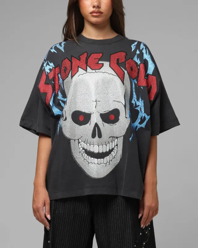 Loiter X WWE Stone Cold Rhinestone T-Shirt Black made by Culture Kings