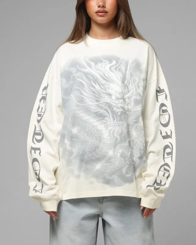Loiter Drako Airbrish Long Sleeve T-Shirt White sold by Culture Kings
