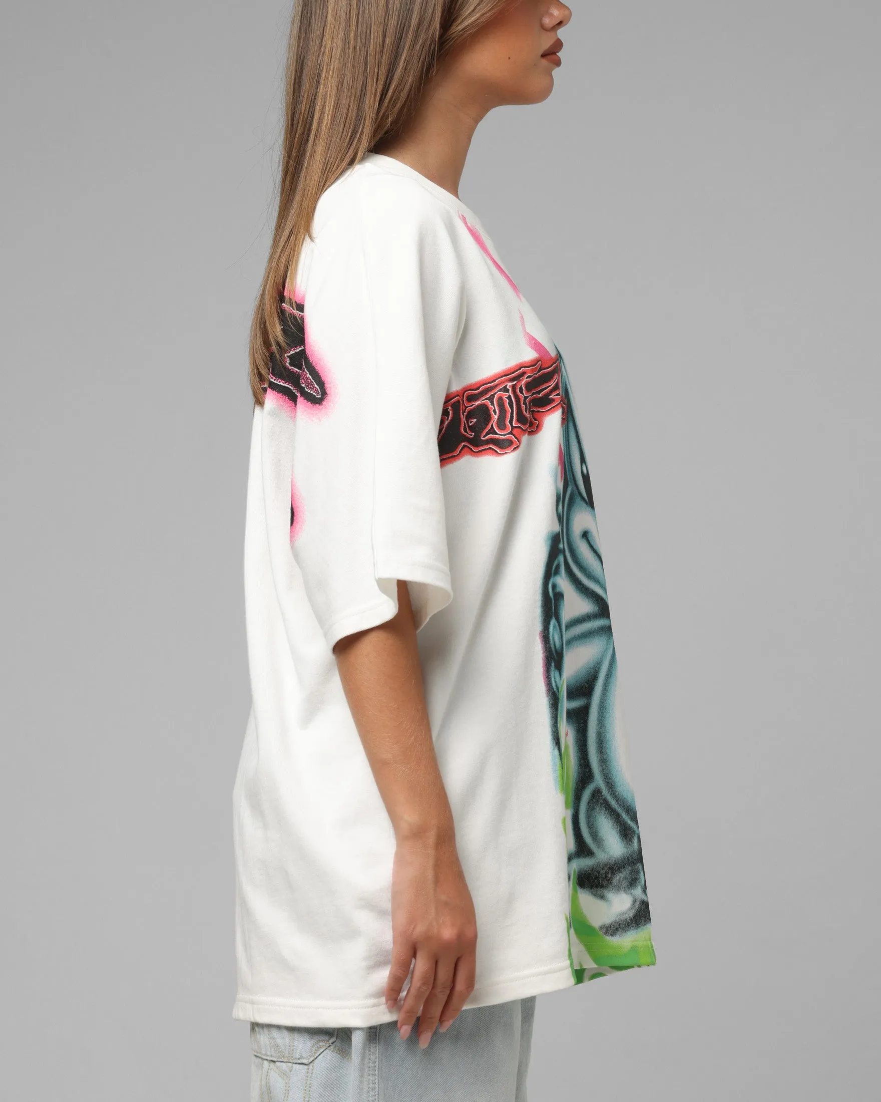 Loiter Airbrush Boxy T-Shirt White sold by Culture Kings product image thumbnail 5