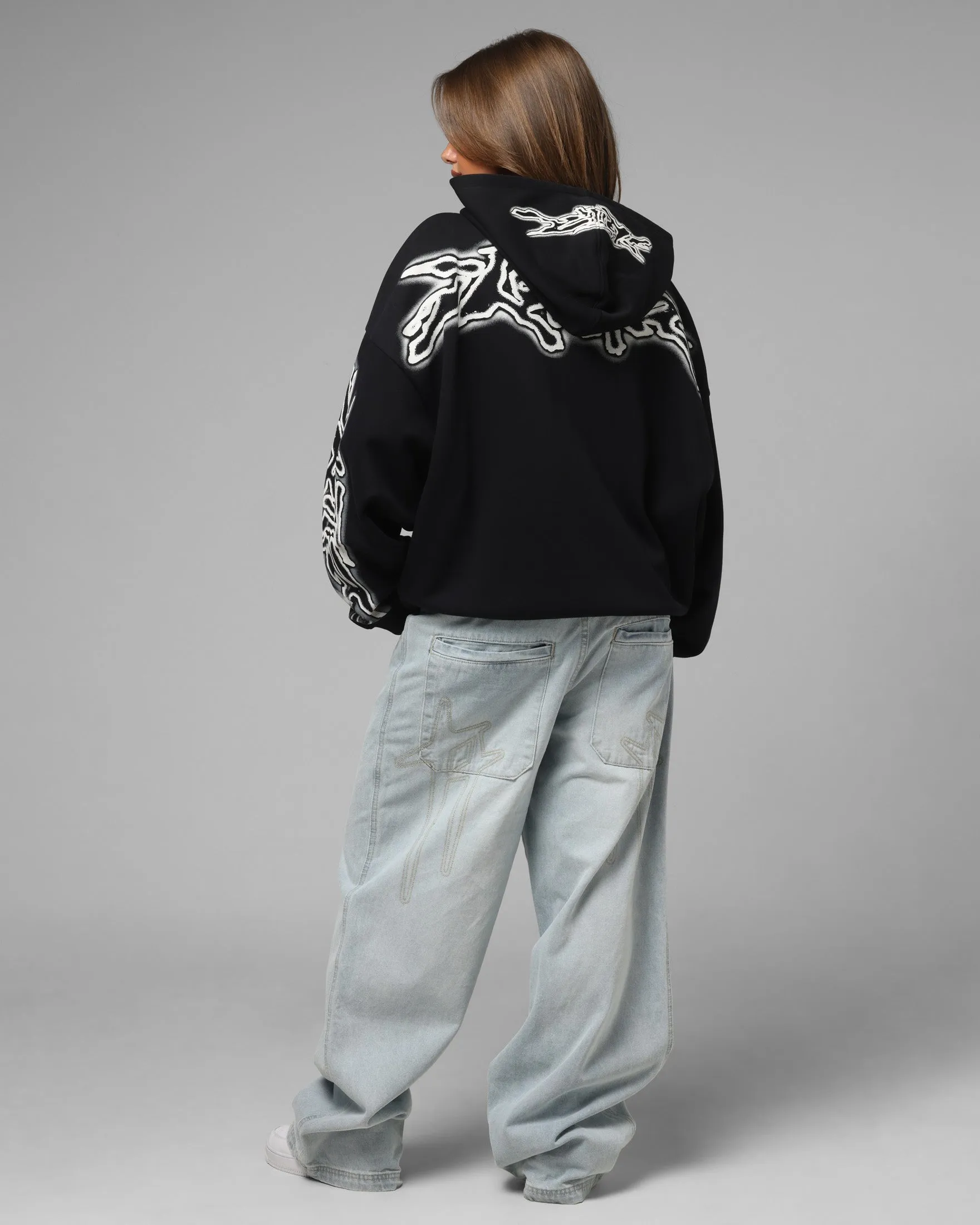 Loiter Dog Pound Airbrush Zip Hoodie Black sold by Culture Kings product image thumbnail 4