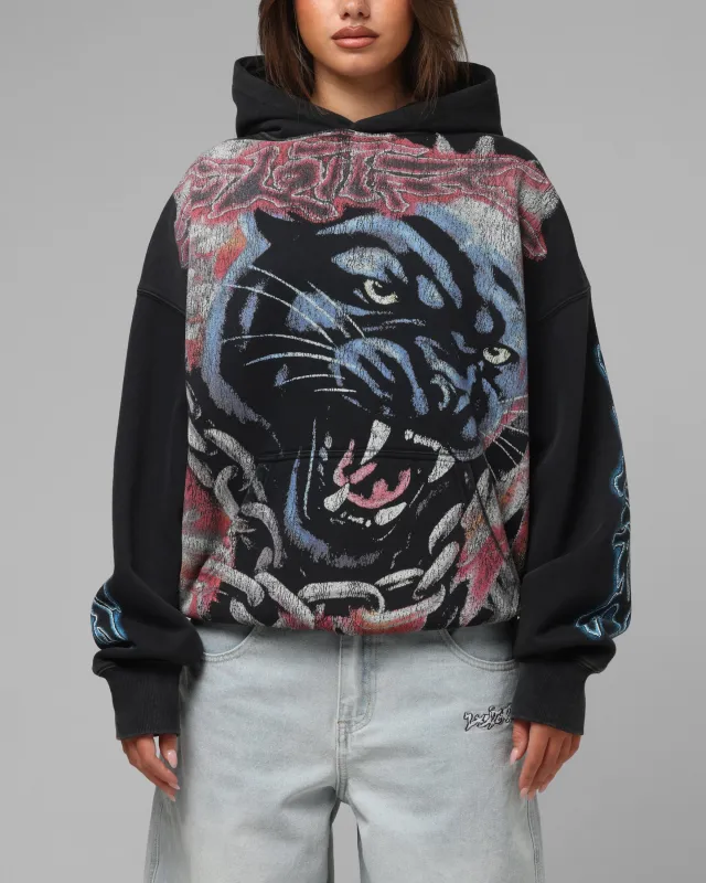 Loiter Panther Airbrush Hoodie Black sold by Culture Kings
