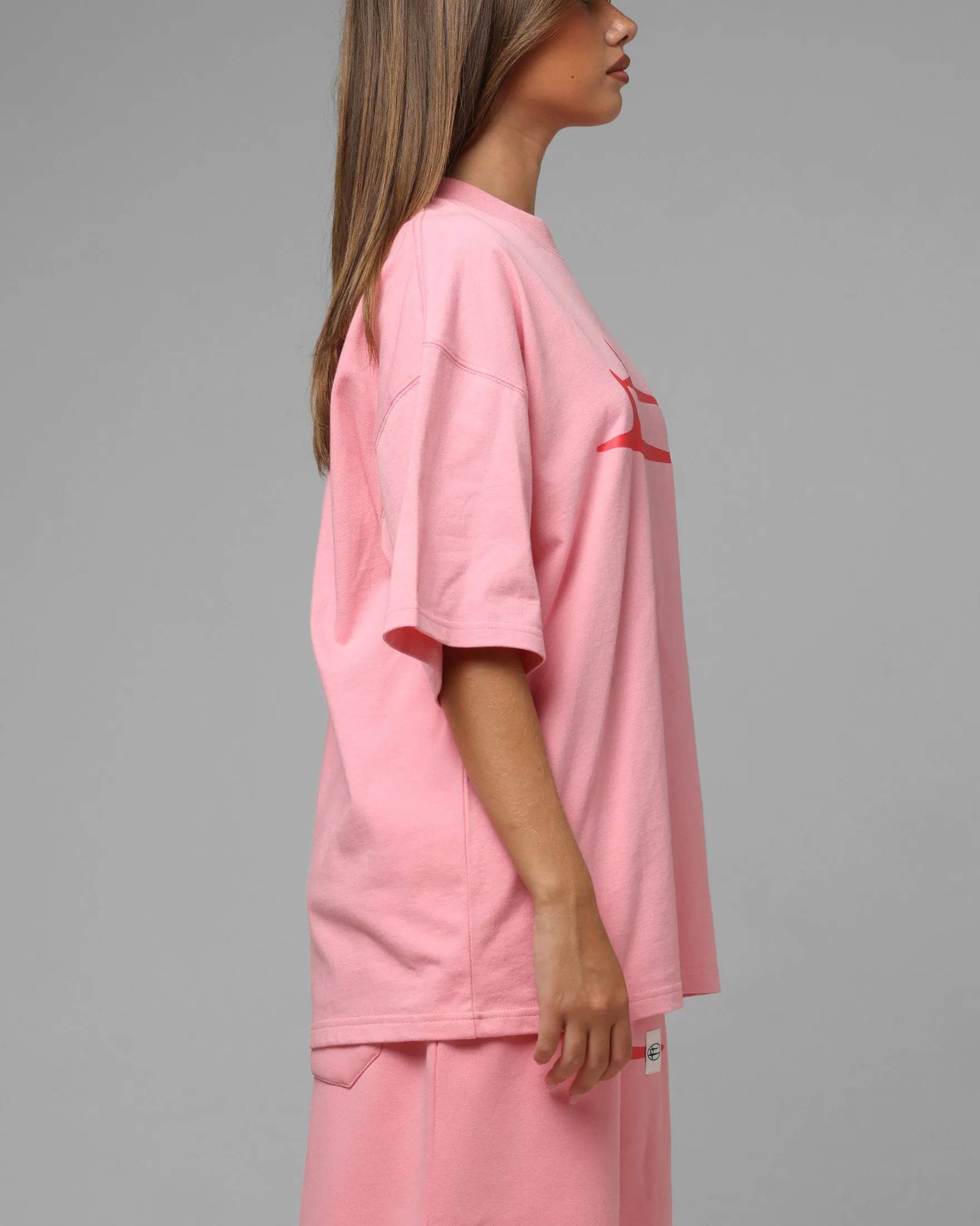 Loiter Hybrid Premium T-Shirt Pink sold by Culture Kings product image thumbnail 4