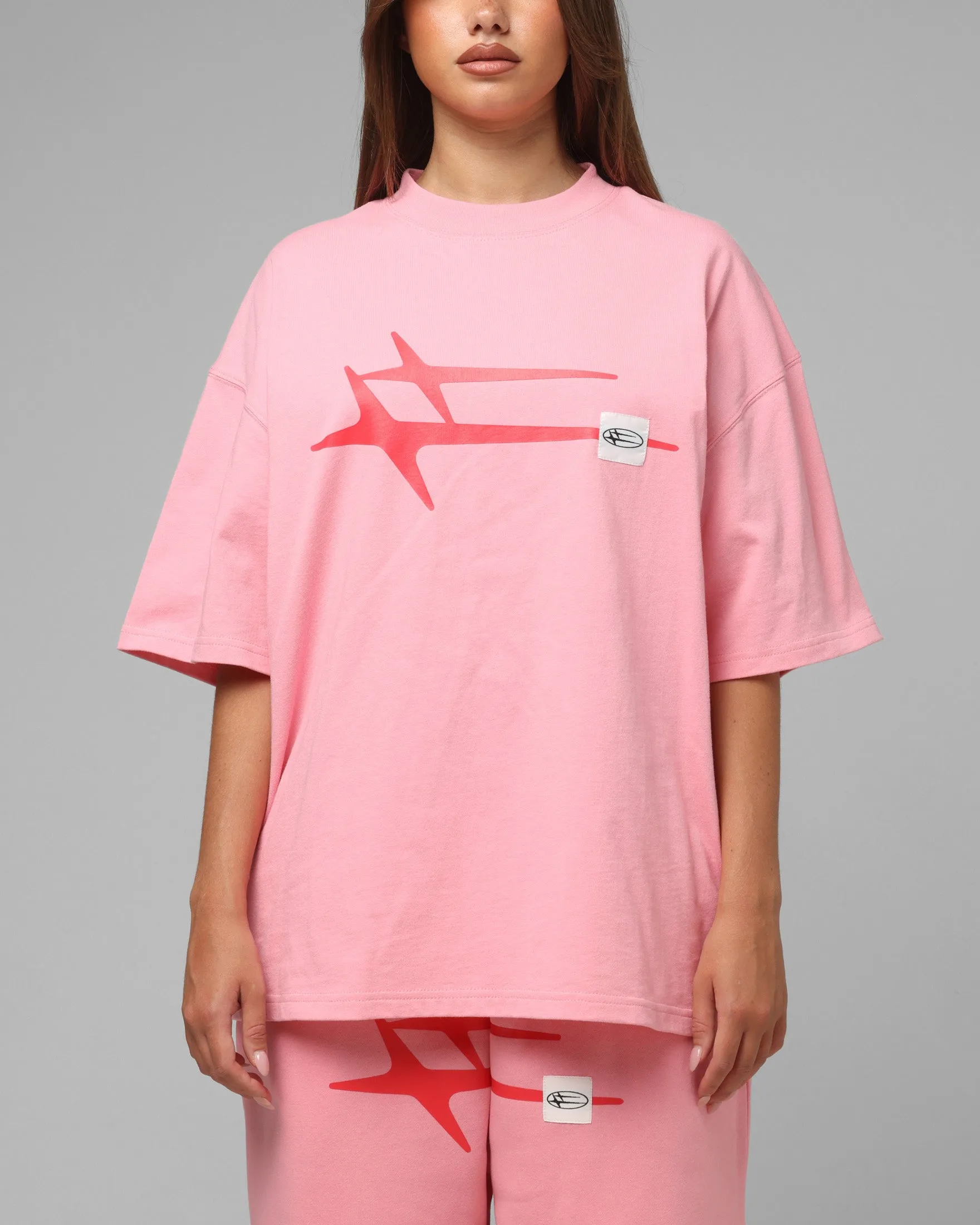 Loiter Hybrid Premium T-Shirt Pink sold by Culture Kings