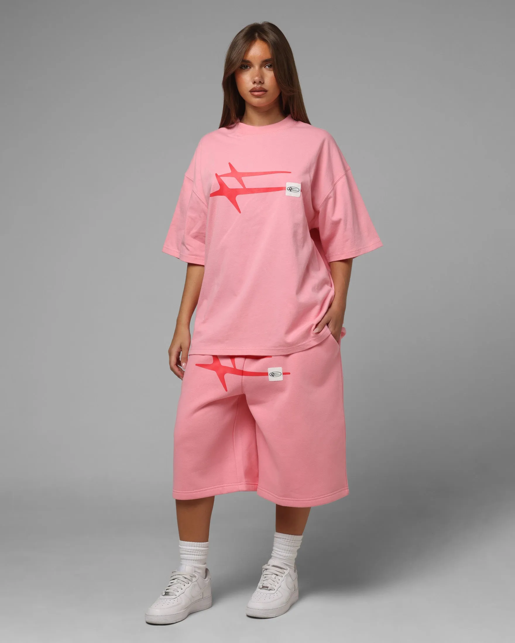Loiter Hybrid Premium T-Shirt Pink sold by Culture Kings product image thumbnail 2