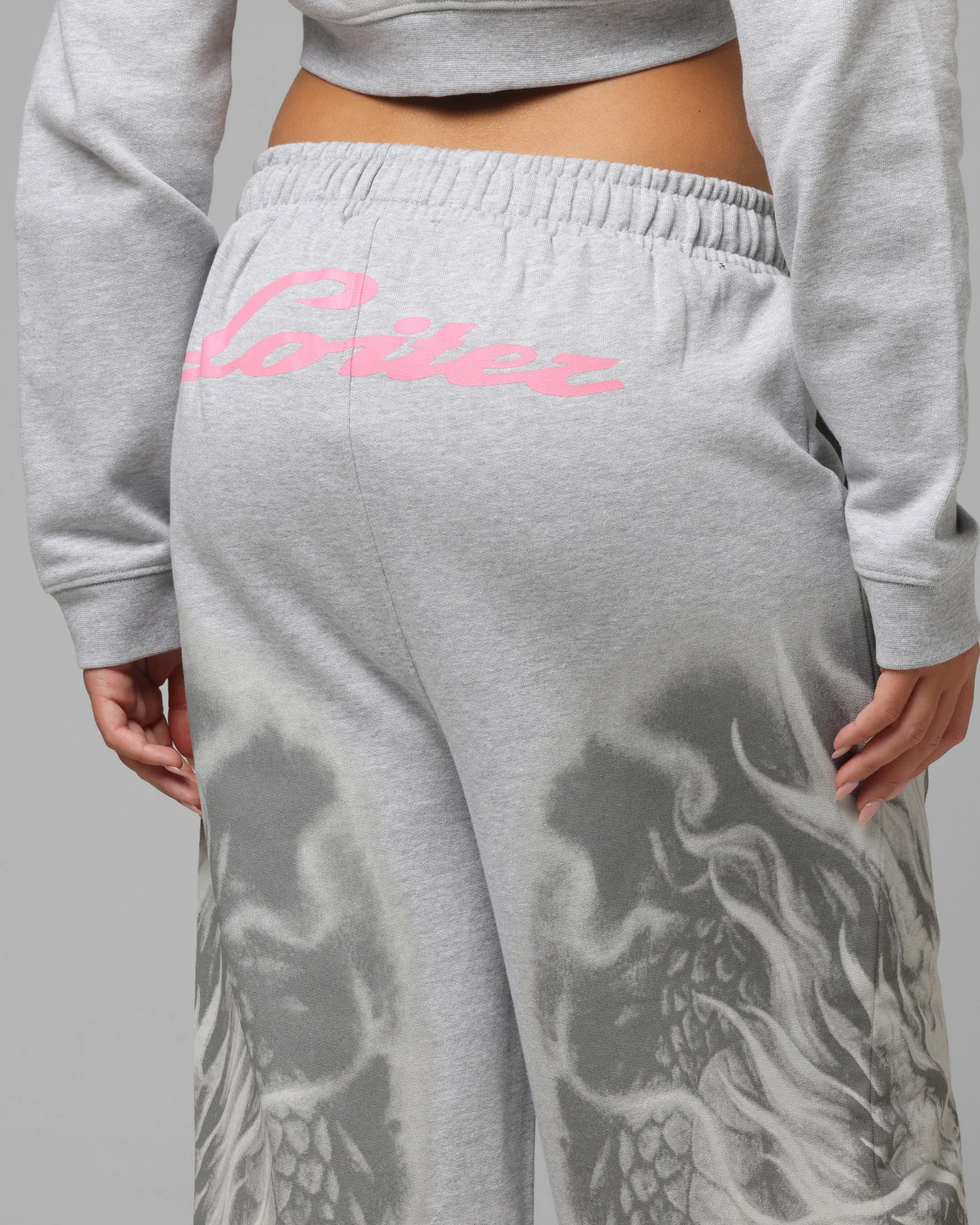 Loiter Women's Drako Sweatpants Grey Marle sold by Culture Kings product image thumbnail 4