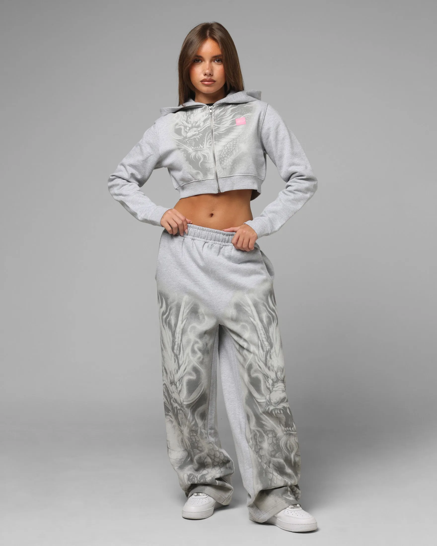 Loiter Women's Drako Sweatpants Grey Marle sold by Culture Kings product image thumbnail 2