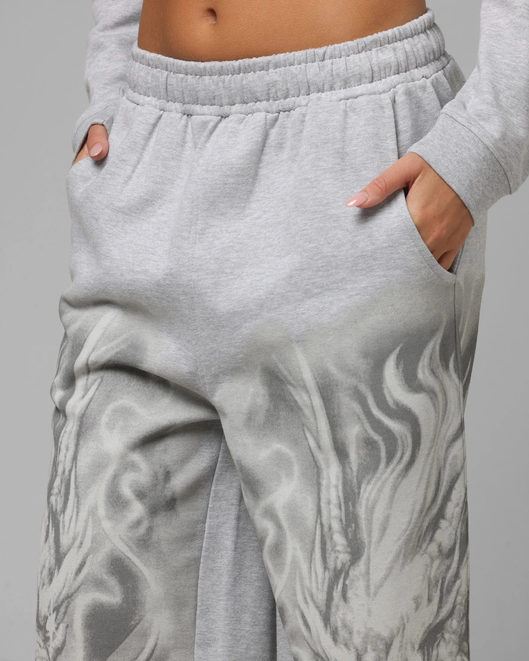 Loiter Women's Drako Sweatpants Grey Marle sold by Culture Kings product image thumbnail 3