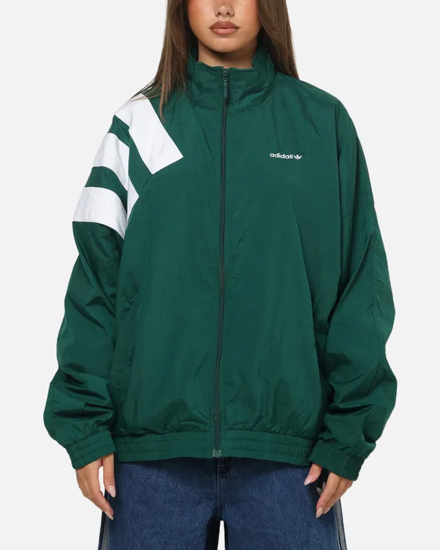 Adidas Archive Blocked Track Top Jacket Green made by Adidas
