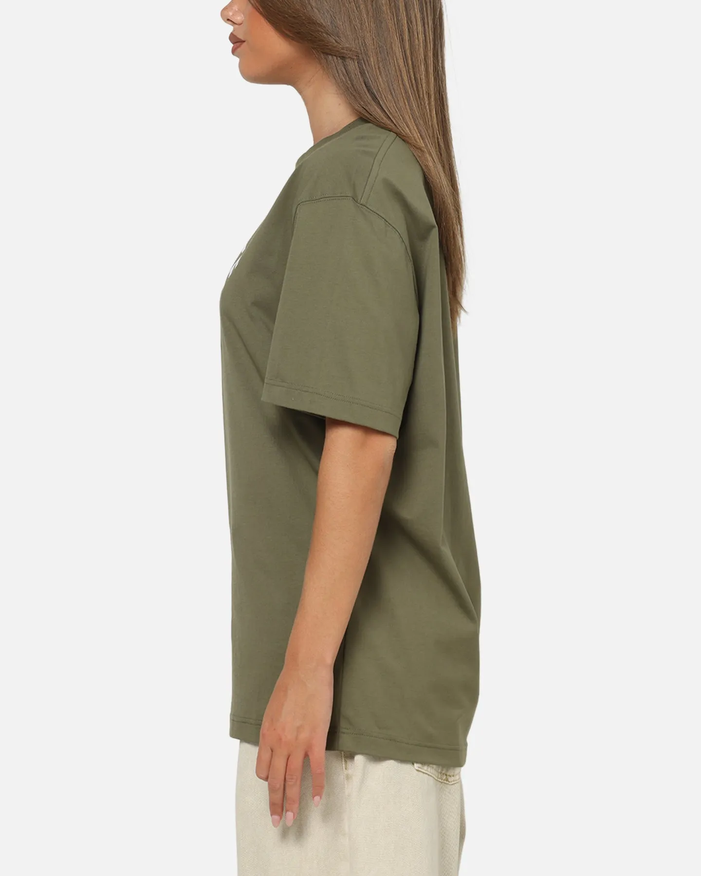Lacoste Soft Branding Croc Logo T-Shirt Olive sold by Culture Kings product image thumbnail 5