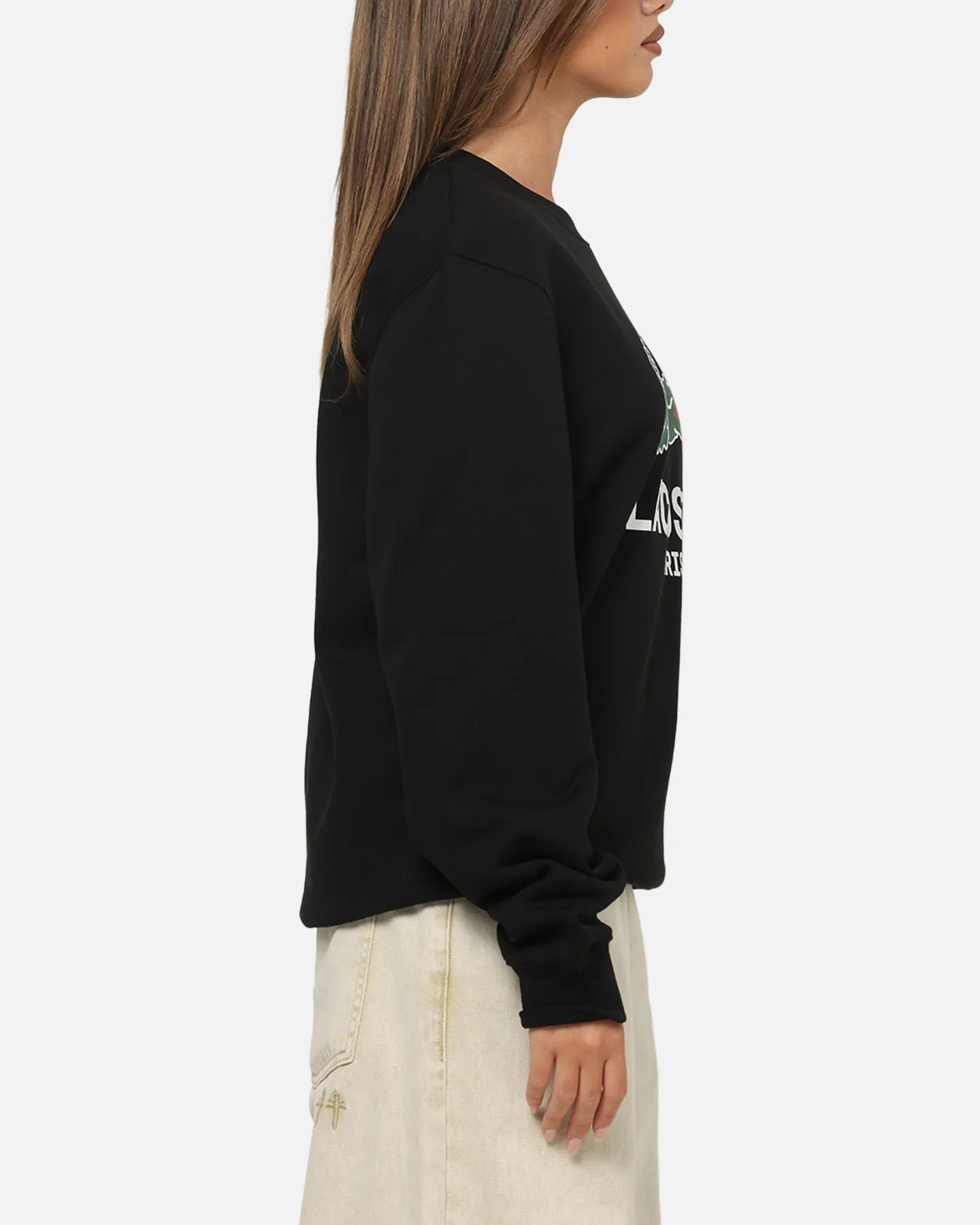 Lacoste Originals Croc Graphic Crewneck Black sold by Culture Kings product image thumbnail 4