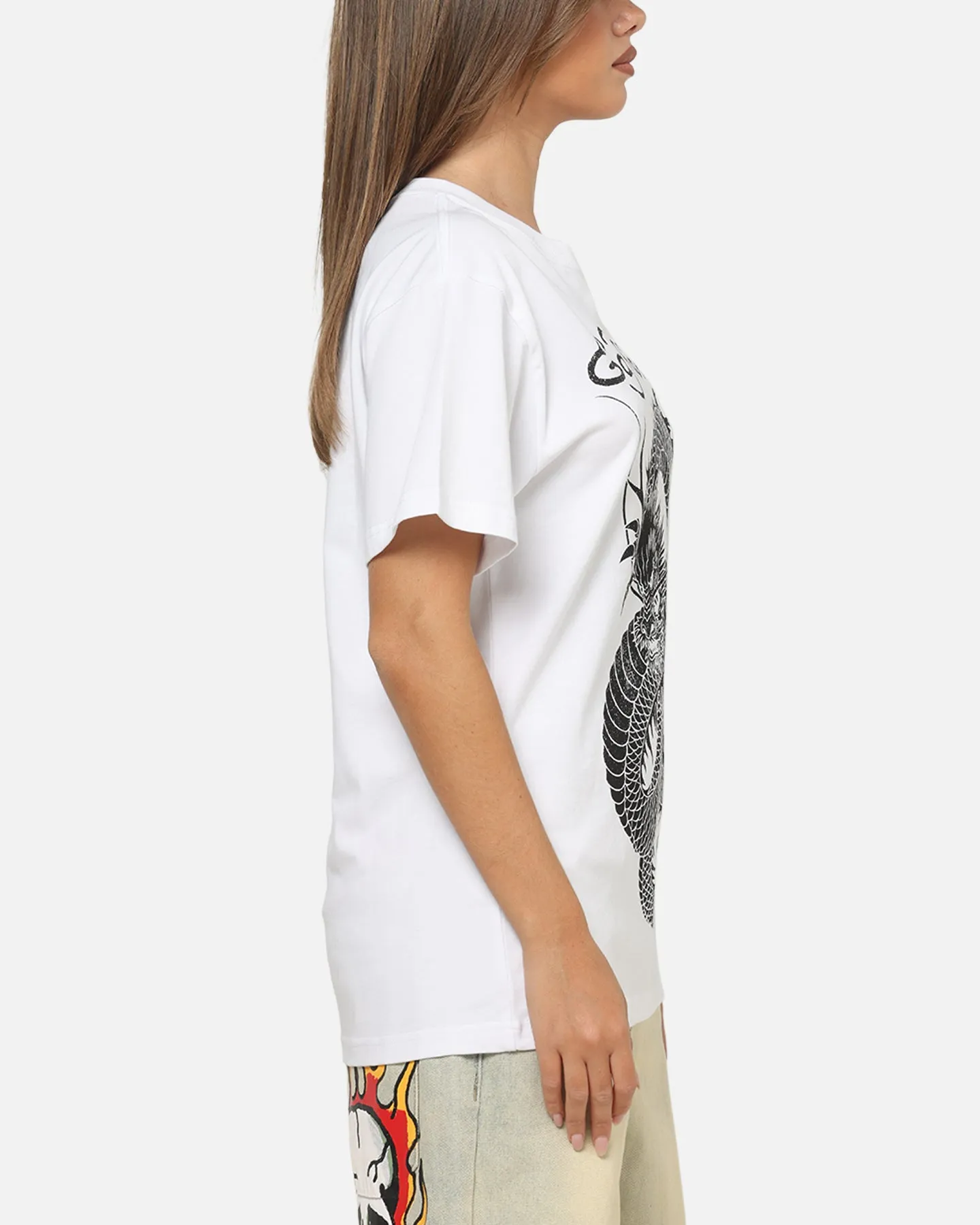 Ed Hardy Euro Fitted T-Shirt White sold by Culture Kings product image thumbnail 4