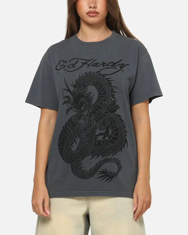 Ed Hardy Euro Fitted T-Shirt Charcoal sold by Culture Kings