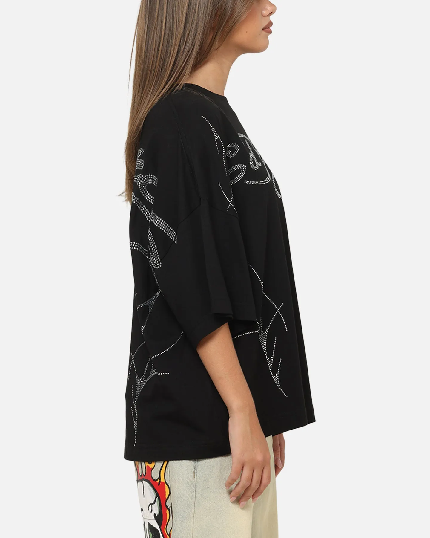 Ed Hardy Cyber Rhinestone T-Shirt Black sold by Culture Kings product image thumbnail 5