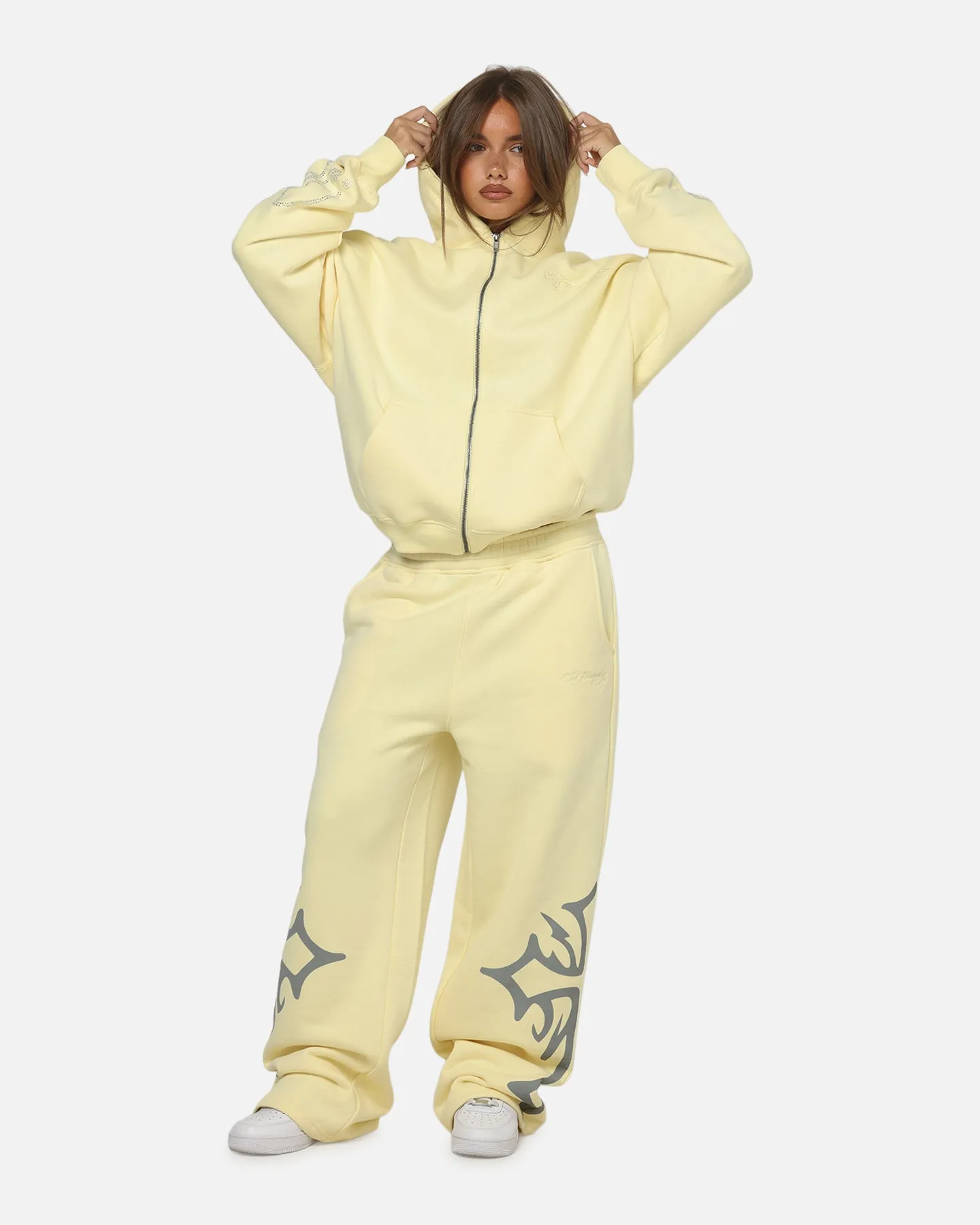 Ed Hardy Trinity Zip Hoodie Butter Yellow sold by Culture Kings product image thumbnail 3