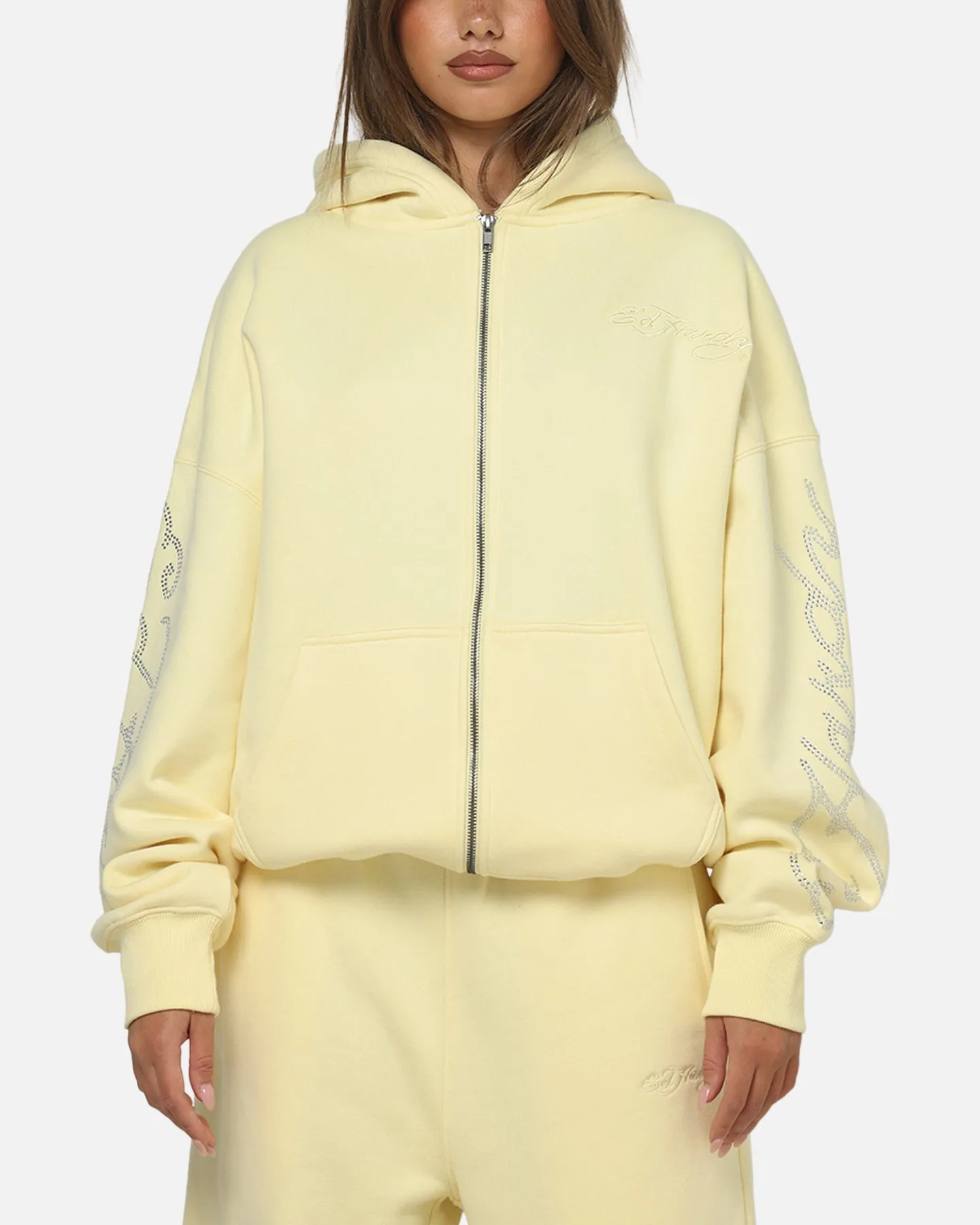 Ed Hardy Trinity Zip Hoodie Butter Yellow sold by Culture Kings