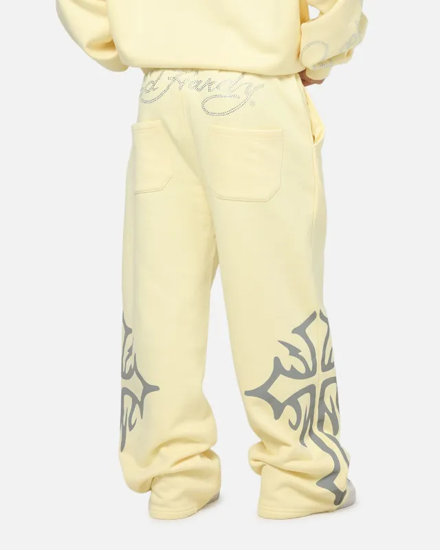 Ed Hardy Trinity Sweatpants Butter Yellow sold by Culture Kings