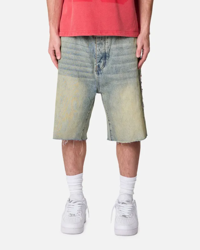 MNML Baggy Mojave Denim Shorts Blue sold by Culture Kings