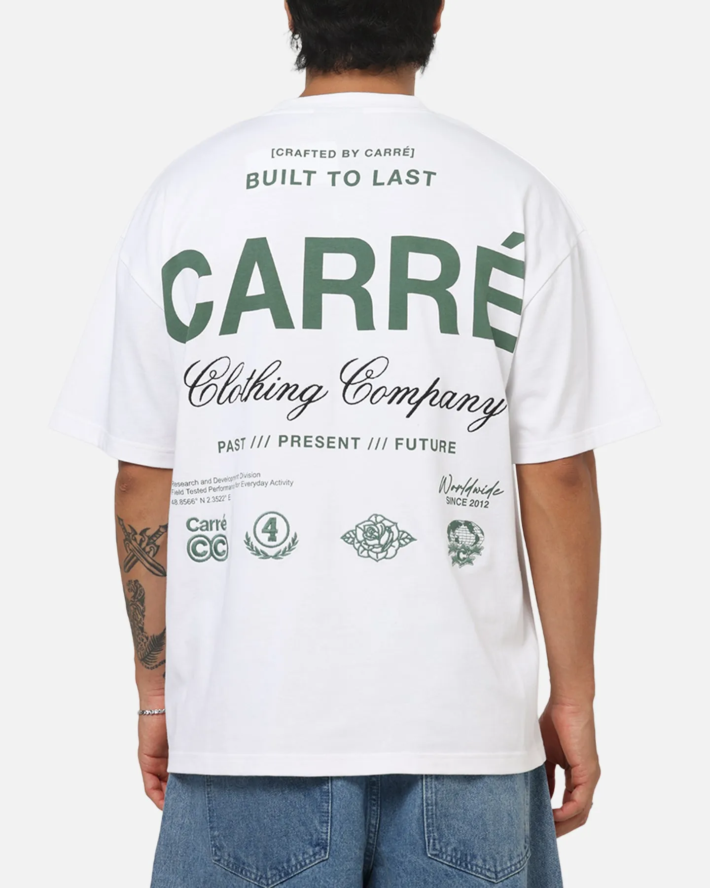 Carre CC T-Shirt White sold by Culture Kings