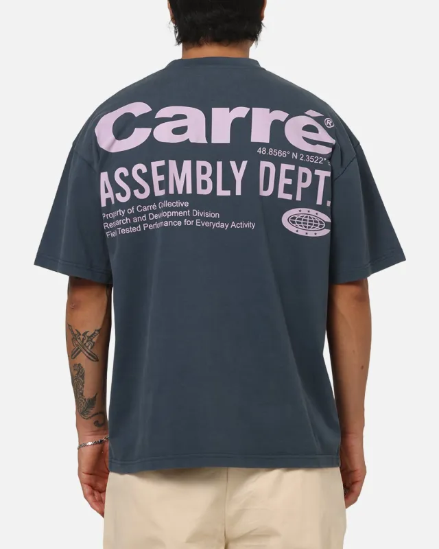 Carre Assembly Department T-Shirt Navy sold by Culture Kings