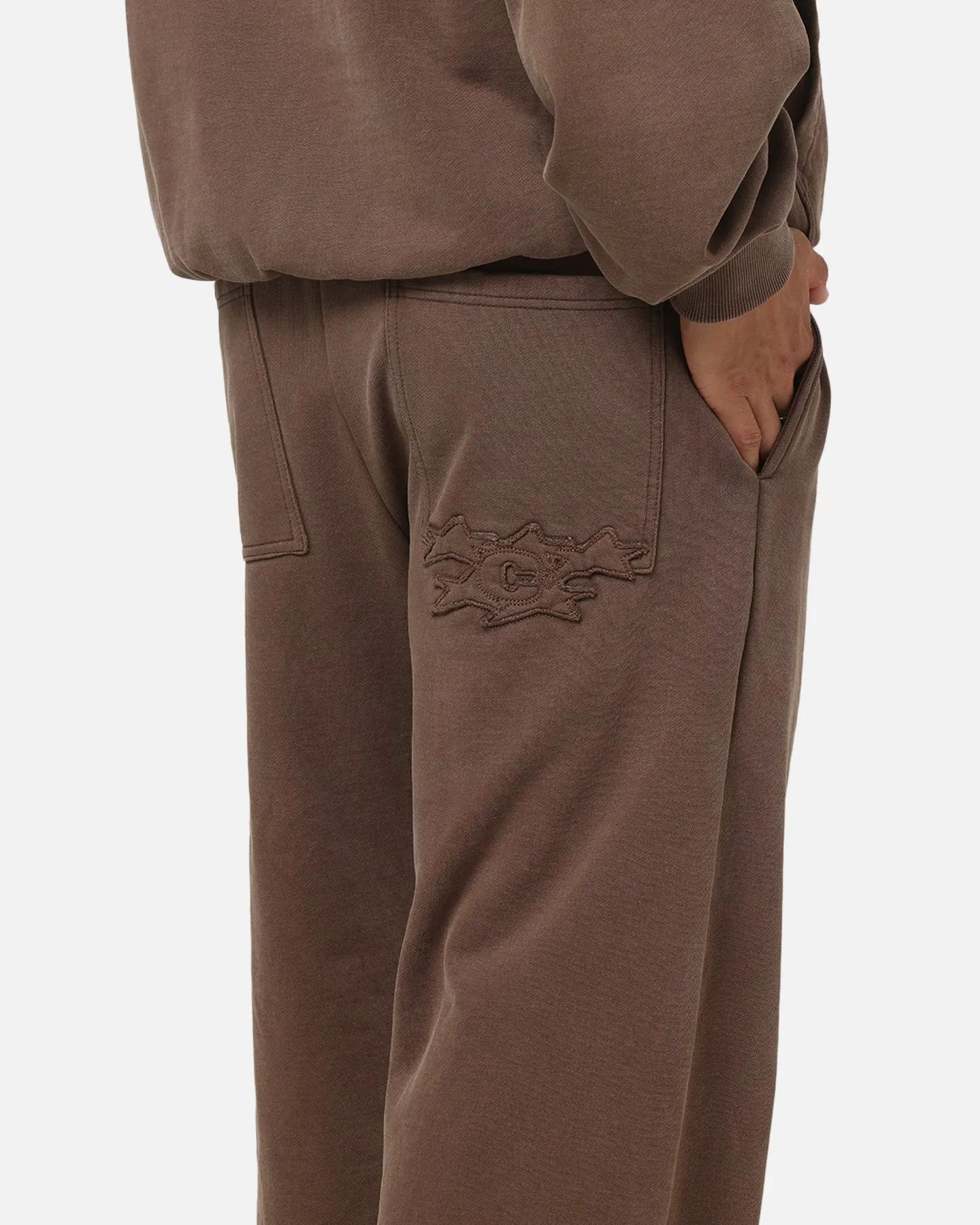 Carre Prime Trackpants Washed Brown sold by Culture Kings product image thumbnail 4