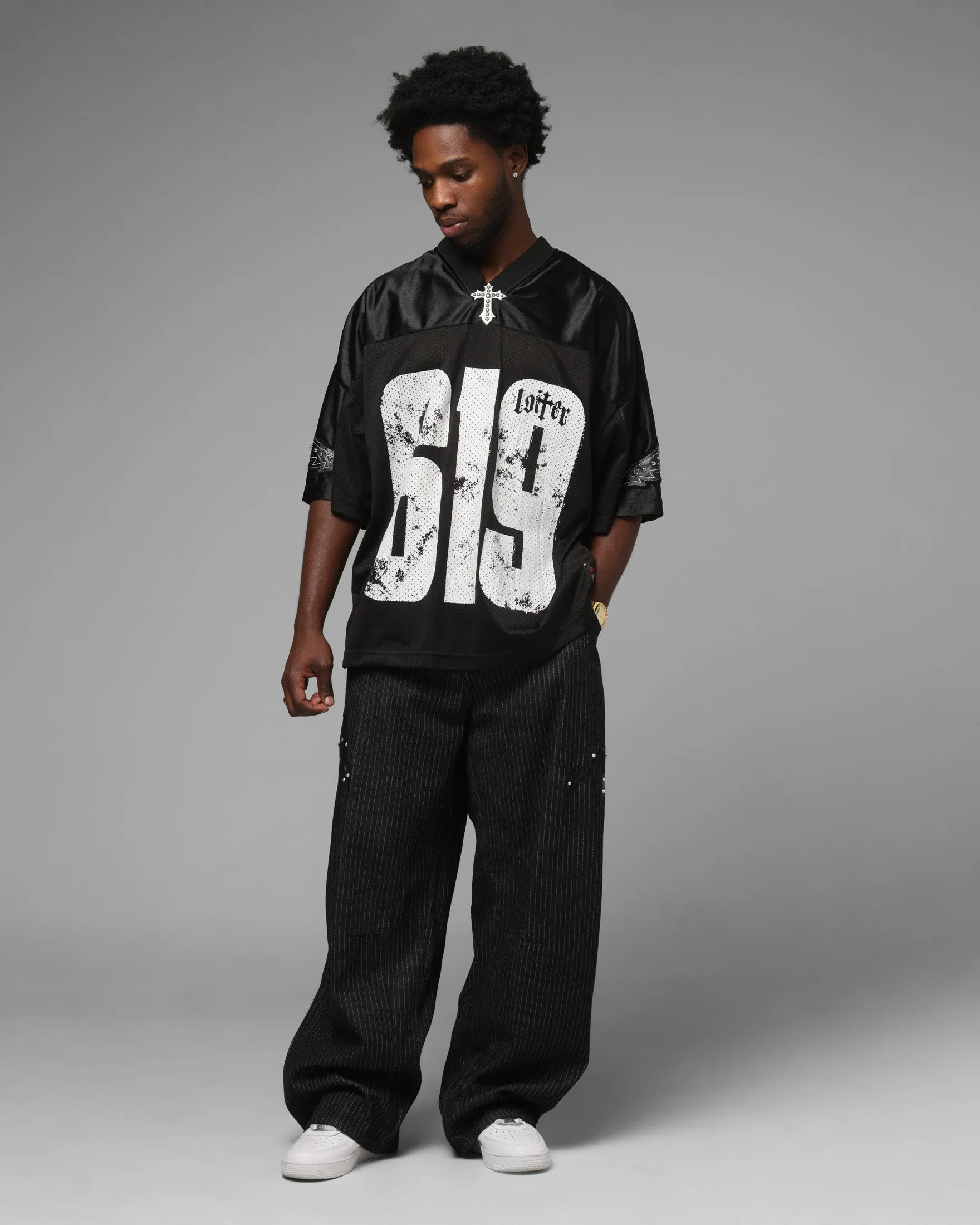 Loiter X WWE Rey Mysterio Jersey Black sold by Culture Kings product image thumbnail 3