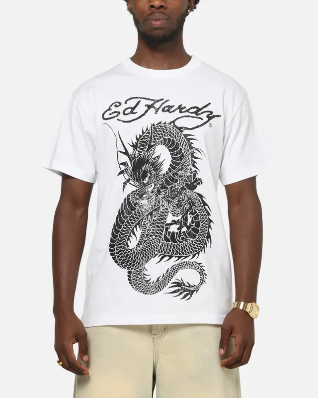 Ed Hardy Euro Fitted T-Shirt White sold by Culture Kings