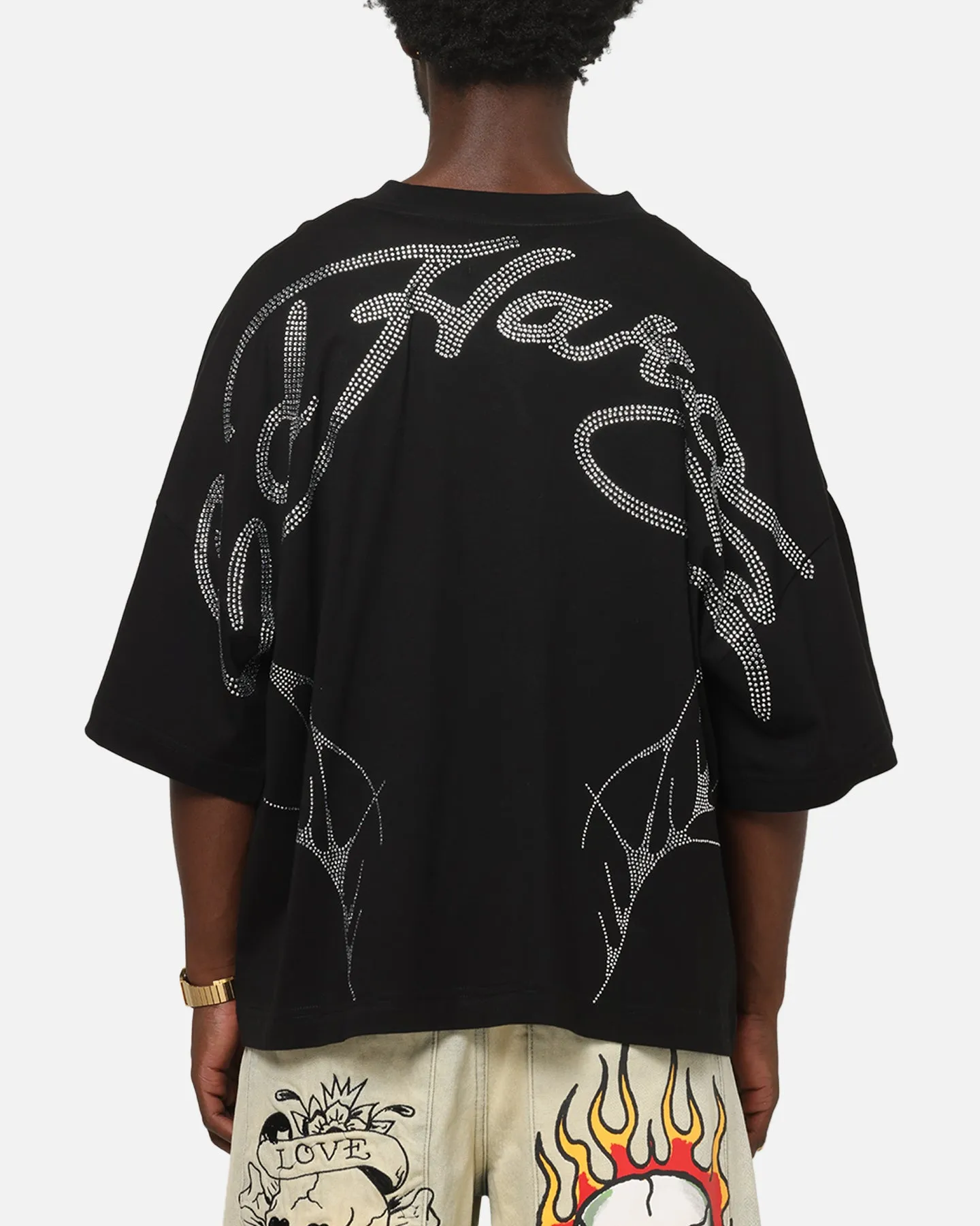 Ed Hardy Cyber Rhinestone T-Shirt Black sold by Culture Kings product image thumbnail 2