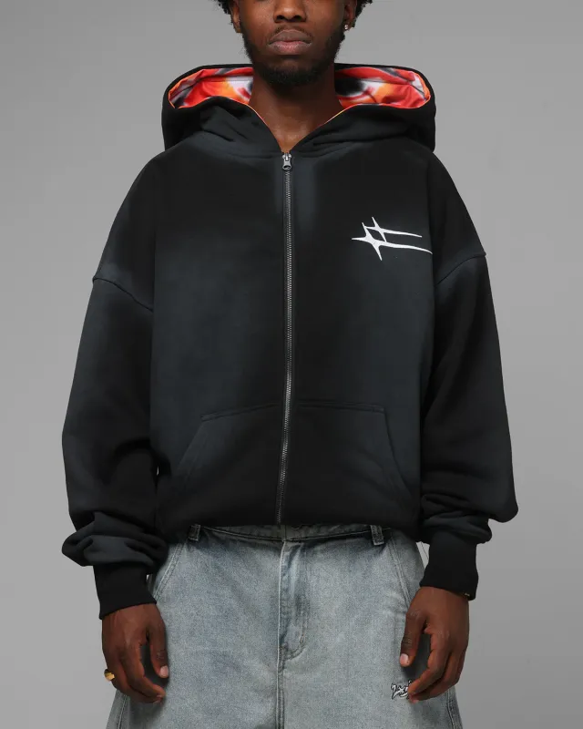 Loiter Inferno Zip Hoodie Black made by Culture Kings