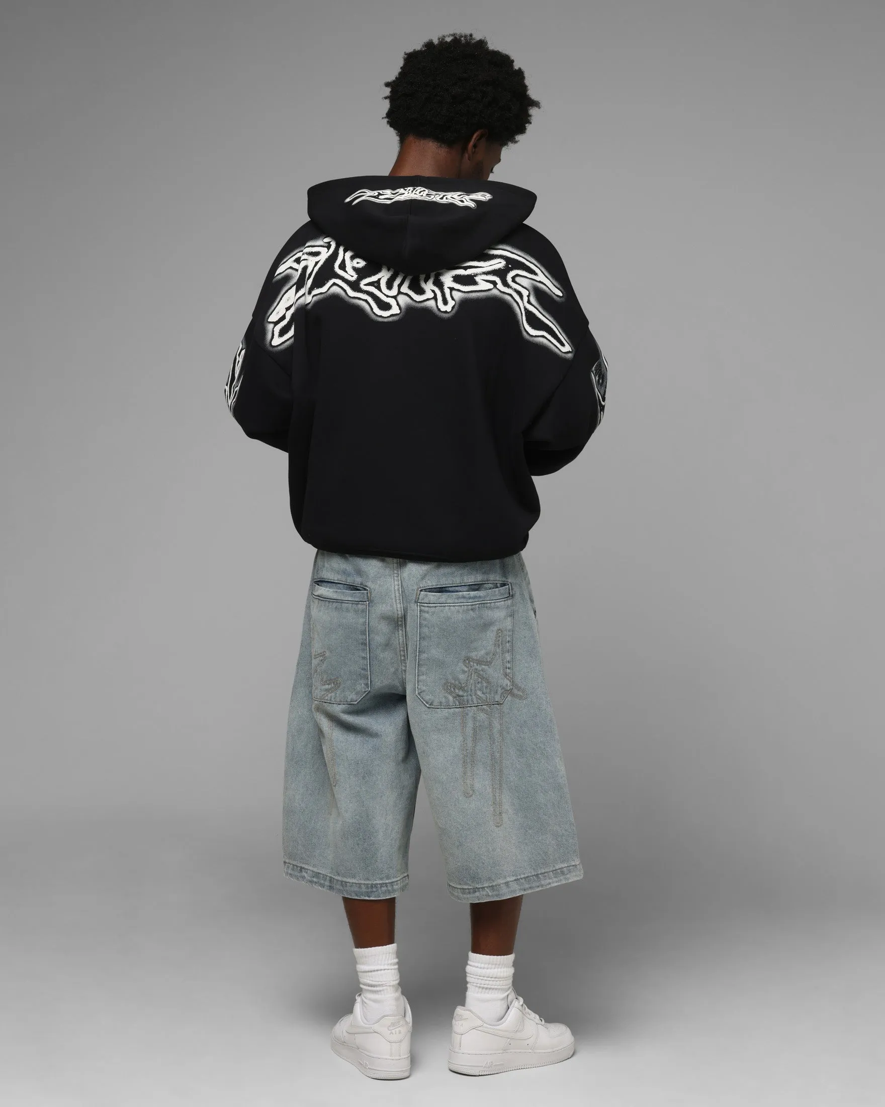 Loiter Dog Pound Airbrush Zip Hoodie Black sold by Culture Kings product image thumbnail 4