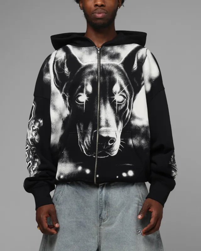 Loiter Dog Pound Airbrush Zip Hoodie Black sold by Culture Kings