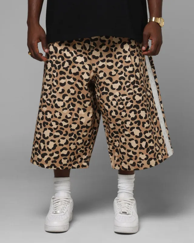 Loiter Lace Jorts Leopard made by Culture Kings