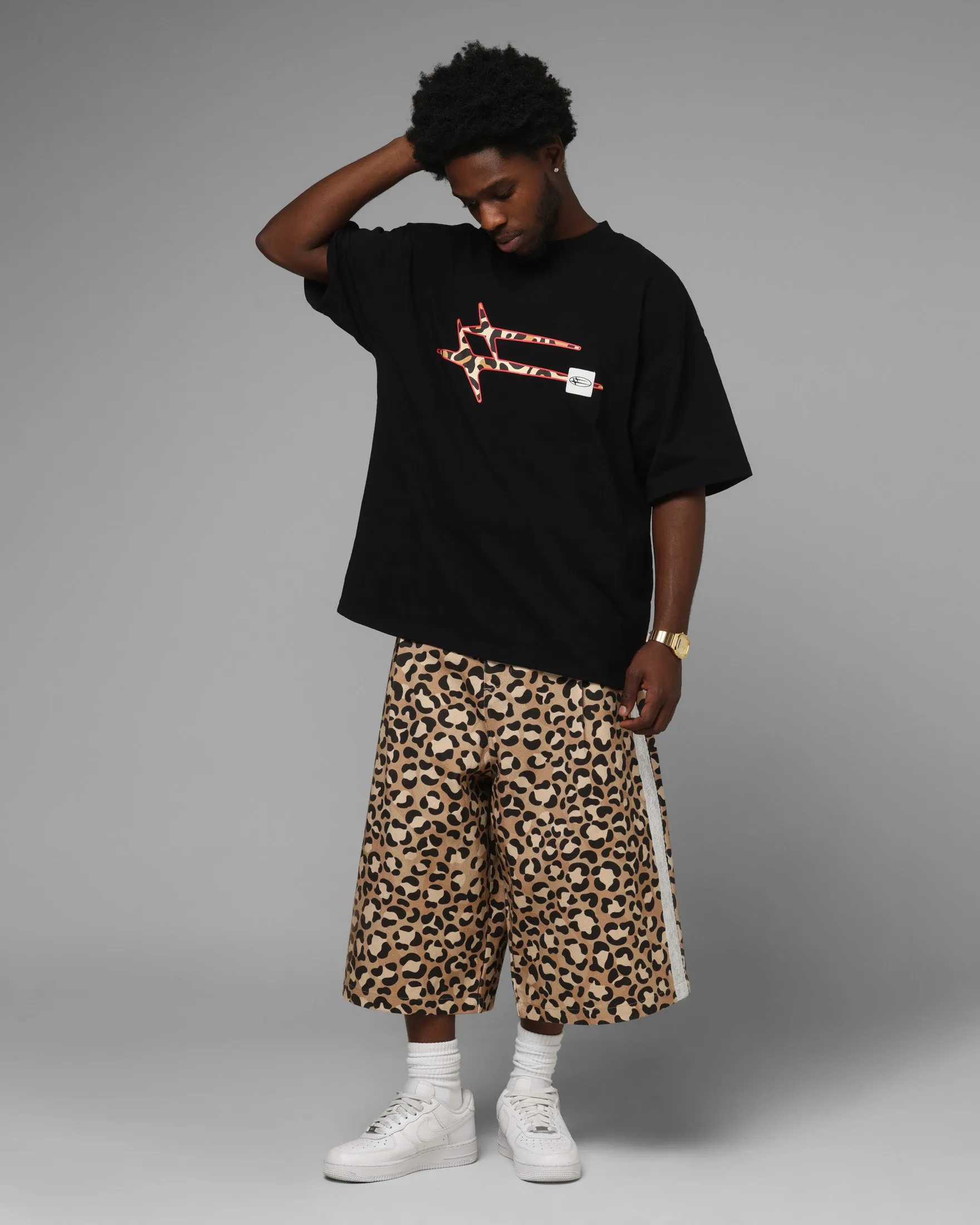 Loiter Lace Jorts Leopard sold by Culture Kings product image thumbnail 2