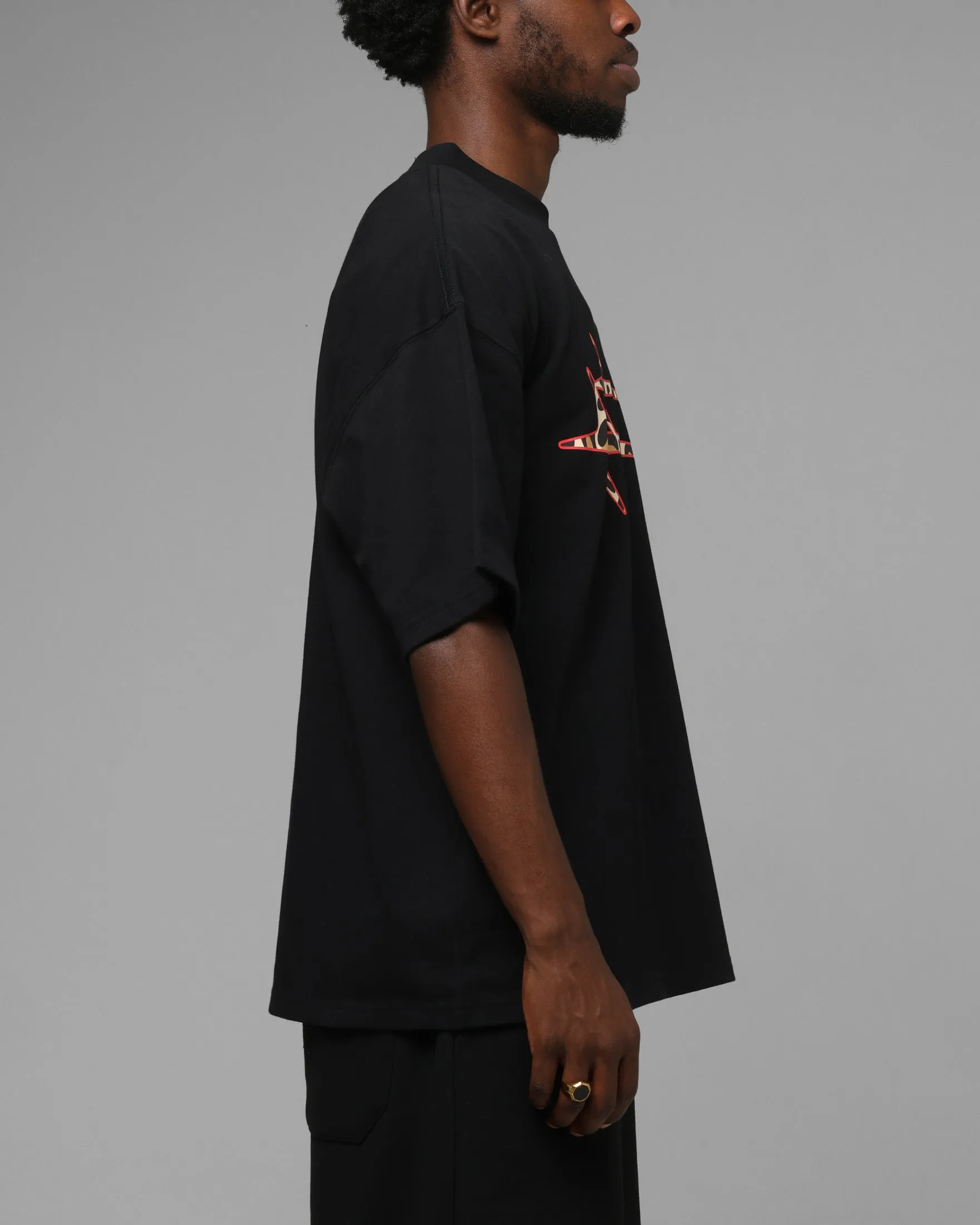 Loiter Hybrid Premium T-Shirt Black/Leopard sold by Culture Kings product image thumbnail 4