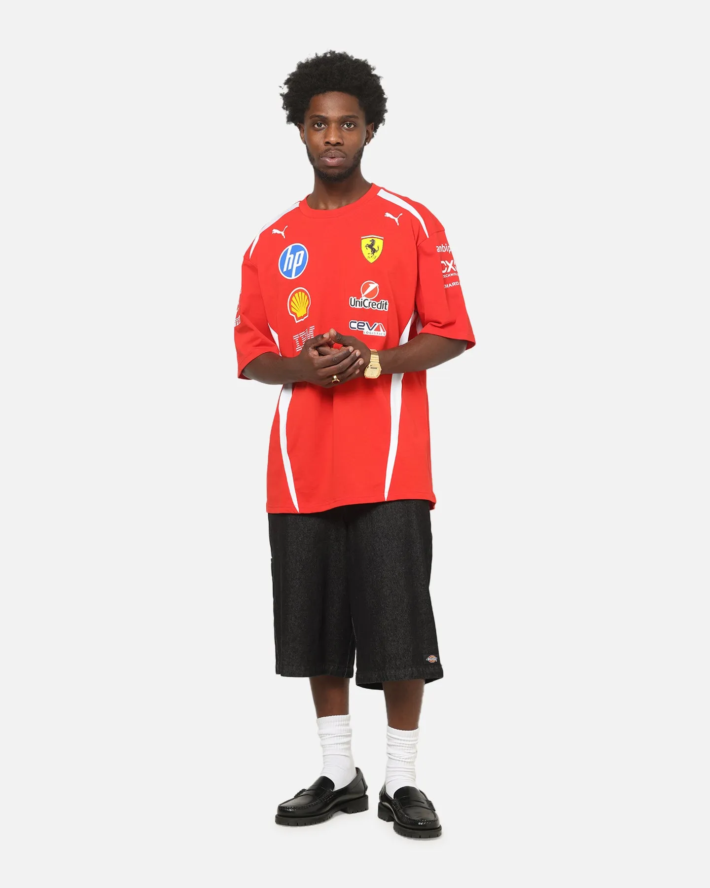 Puma X Scuderia Ferrari Replica Drivers T-Shirt Red sold by Culture Kings product image thumbnail 3