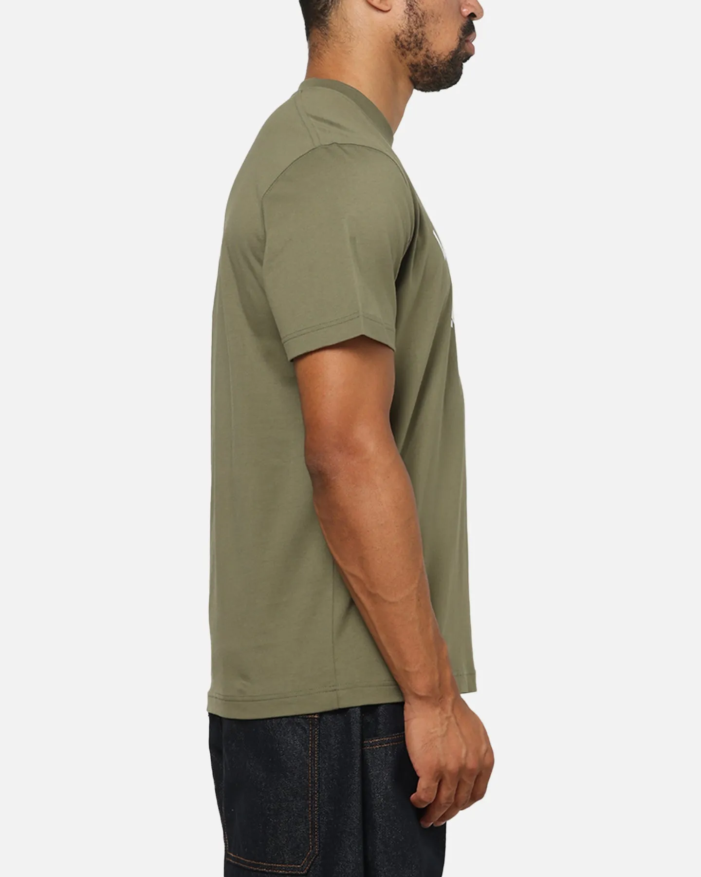 Lacoste Soft Branding Croc Logo T-Shirt Olive sold by Culture Kings product image thumbnail 4