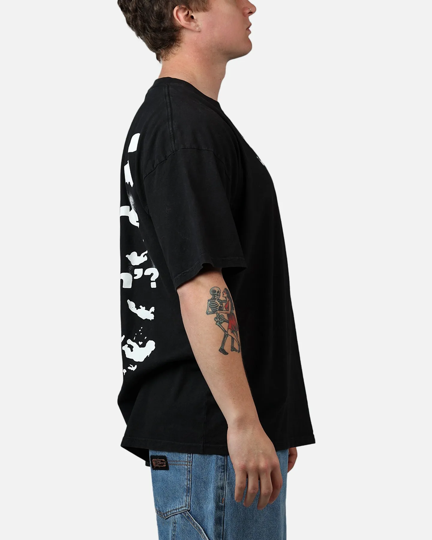 73Studio X Fortnite Where We Droppin T-Shirt Black Acidwash sold by Culture Kings product image thumbnail 4