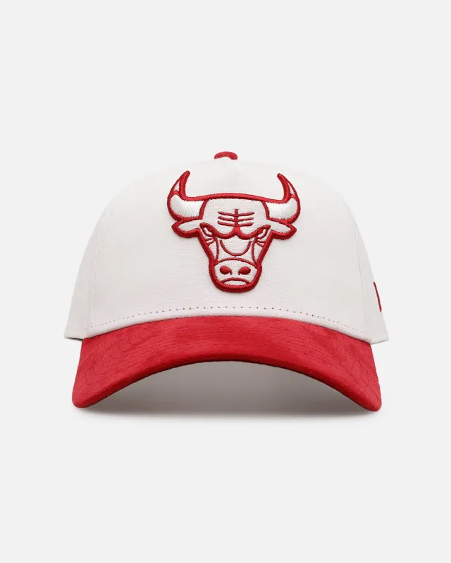 New Era Chicago Bulls 'Cardinal Suede' 9FORTY A-Frame Snapback Cardinal made by New Era