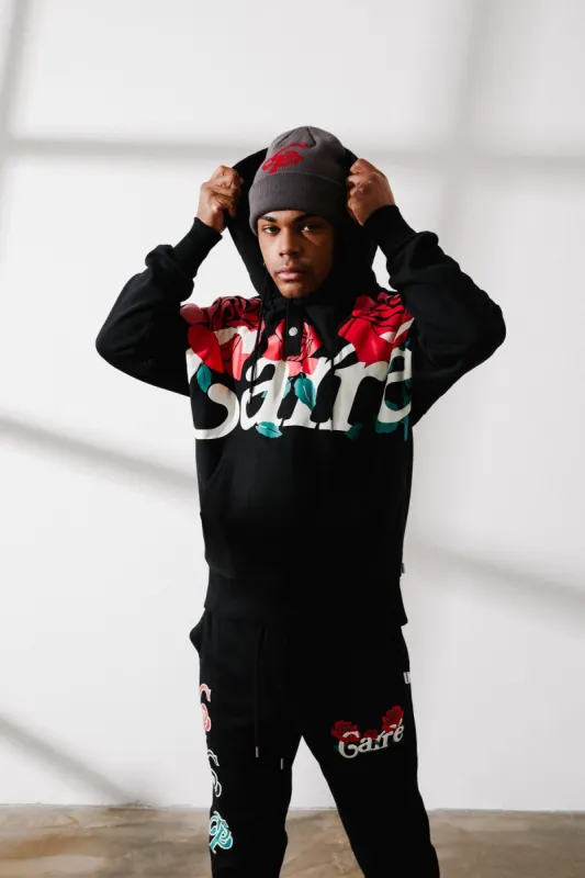 Carre Volle Rose Button Up Hoodie Washed Black sold by Culture Kings