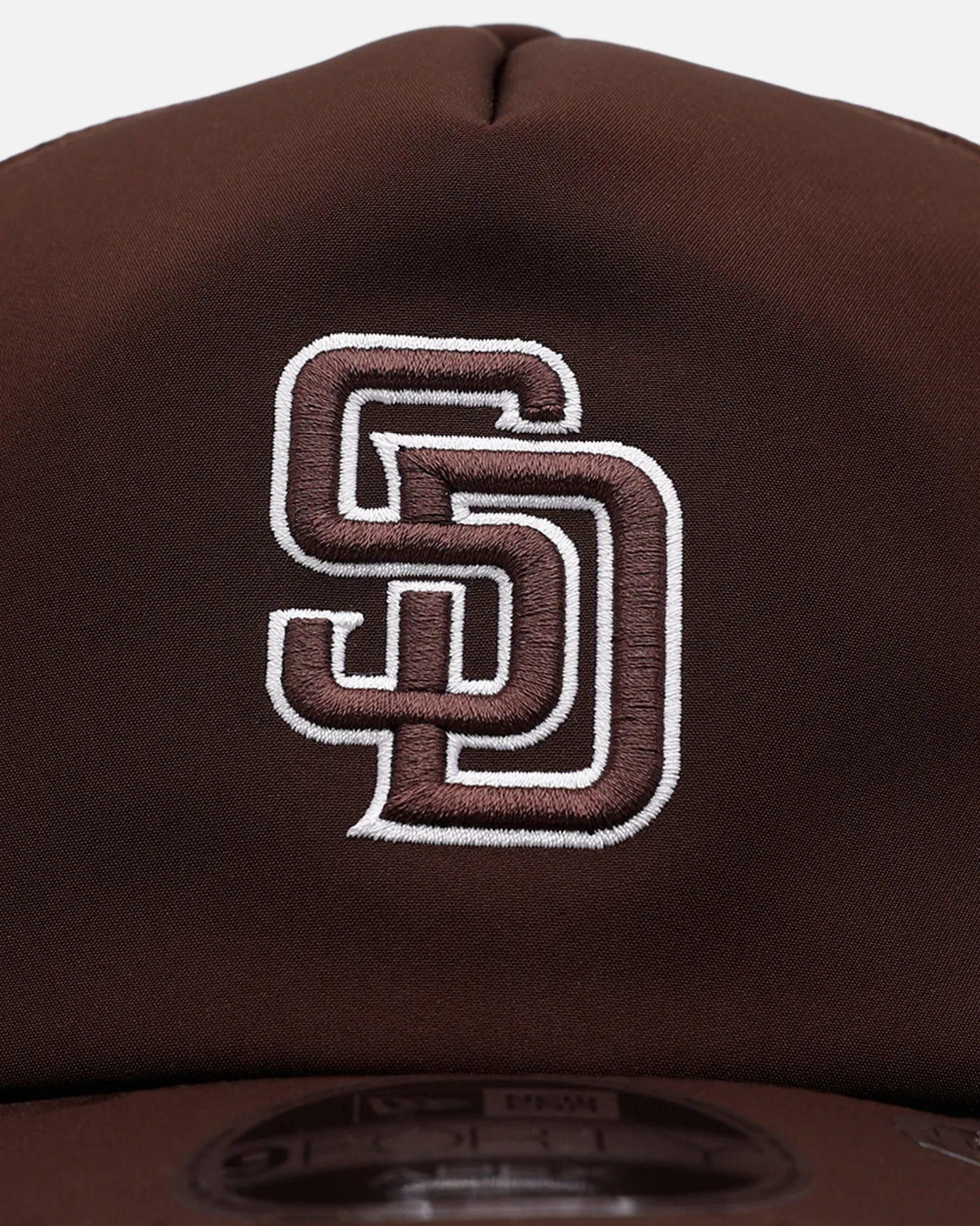 New Era San Diego Padres 'Batting Practice' 9FORTY A-Frame Trucker Snapback Official Team Color sold by Culture Kings product image thumbnail 5